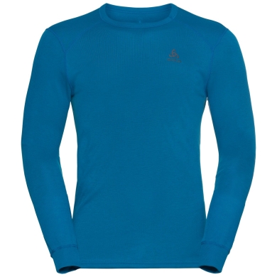 Odlo Long Sleeve Active Warm Eco (warm, soft, brushed inside) Underwear blue Men